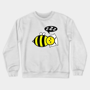 Slumber Sleepy Bee Cute HoneyBee Crewneck Sweatshirt